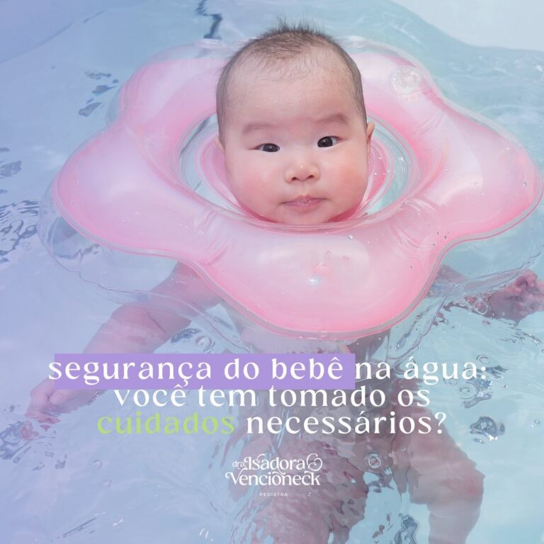 Segurança do bebê na água: você tem tomado os cuidados necessários?