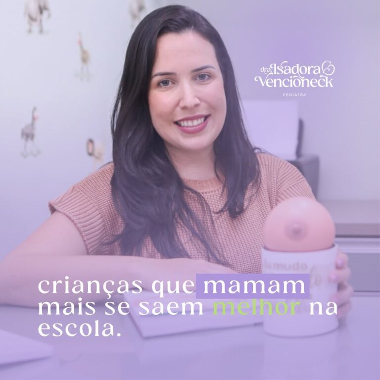 Crianças que mamam mais se saem melhor na escola