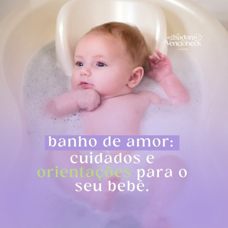 Banho de amor: cuidados e orientações para o seu bebê